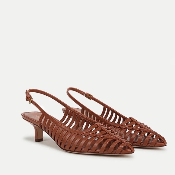 Veronica Beard brown slingbacks NEW - Picture 1 of 5